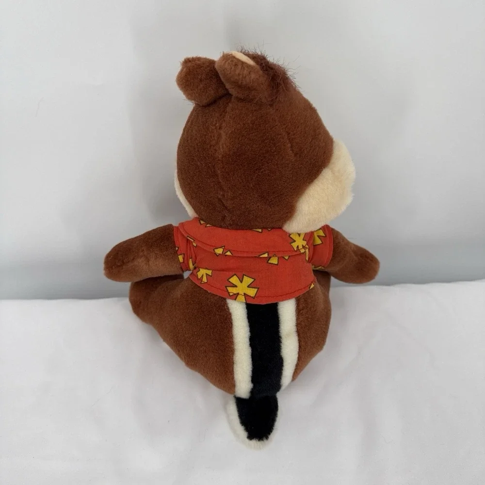 Vintage ALOHA Chip N Dale Rescue Rangers Plush Toy Disneyland Walt Disney World
